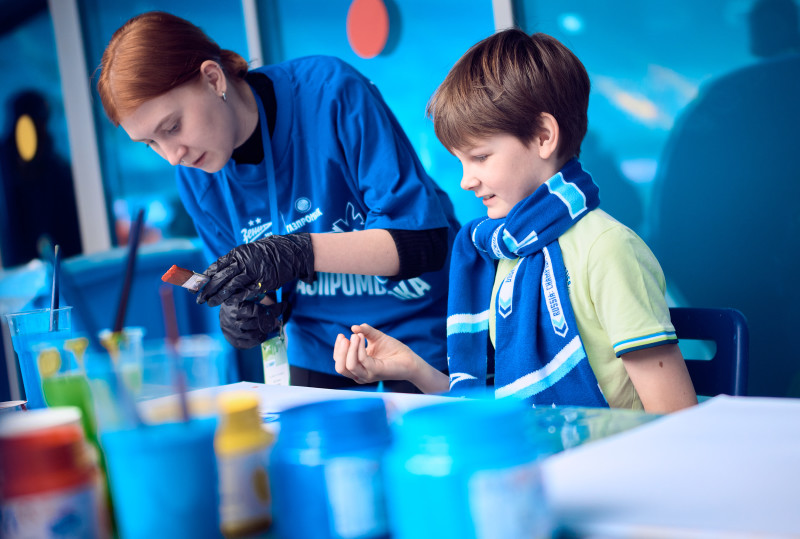 Фан-Променад перед матчем «Зенит» — «Спартак»