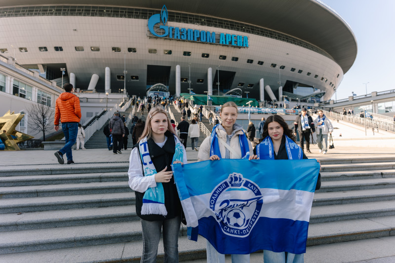 Фан-Променад перед матчем «Зенит» — «Спартак»