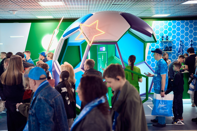 Фан-Променад перед матчем «Зенит» — «Спартак»