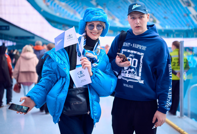 Фан-Променад перед матчем «Зенит» — «Спартак»