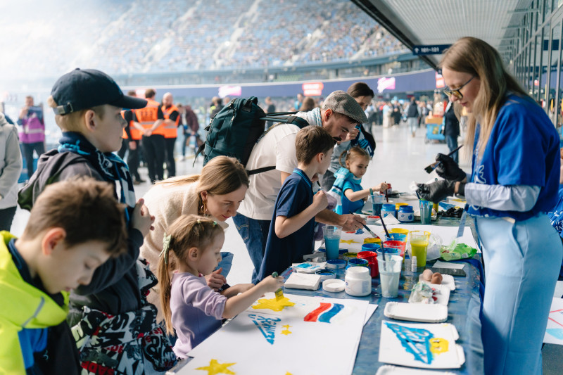 Фан-Променад перед матчем «Зенит» — «Спартак»