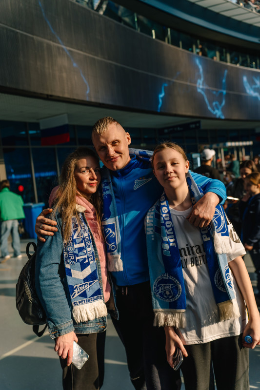 Фан-Променад перед матчем «Зенит» — «Спартак»
