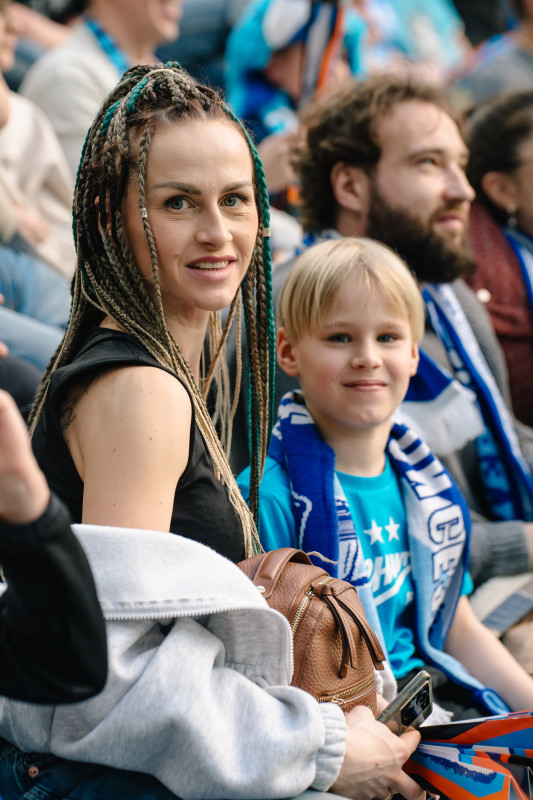 Болельщики на матче «Зенит» — «Спартак»