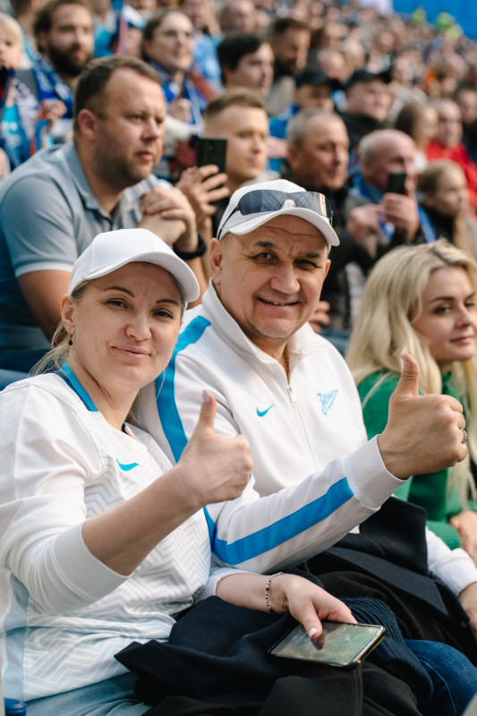 Болельщики на матче «Зенит» — «Спартак»