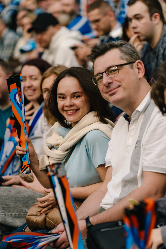 Болельщики на матче «Зенит» — «Спартак»