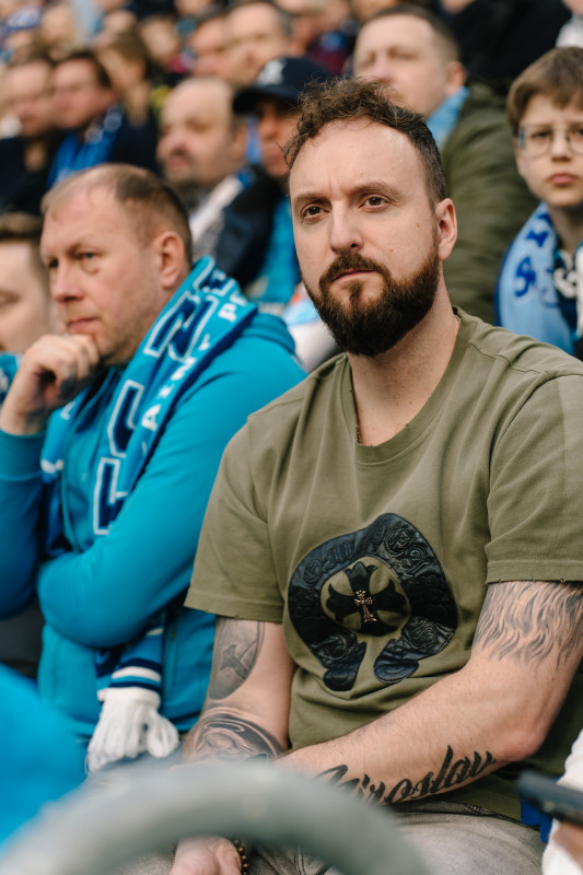 Болельщики на матче «Зенит» — «Спартак»