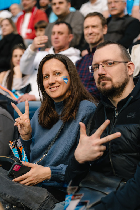 Болельщики на матче «Зенит» — «Спартак»