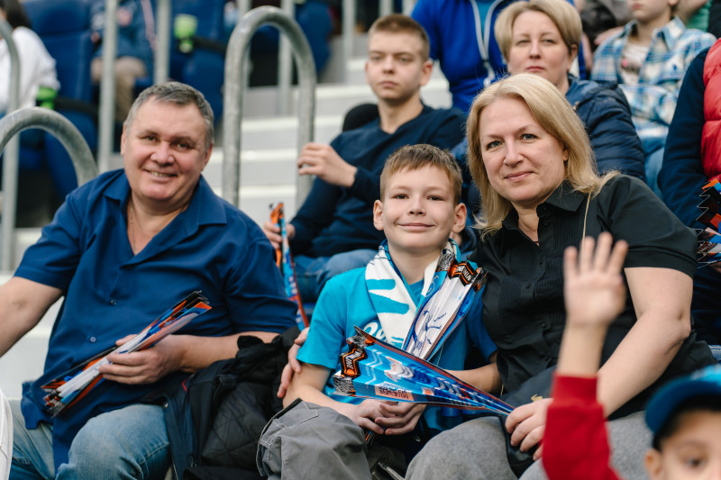 Болельщики на матче «Зенит» — «Спартак»