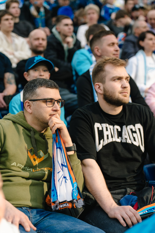 Болельщики на матче «Зенит» — «Спартак»