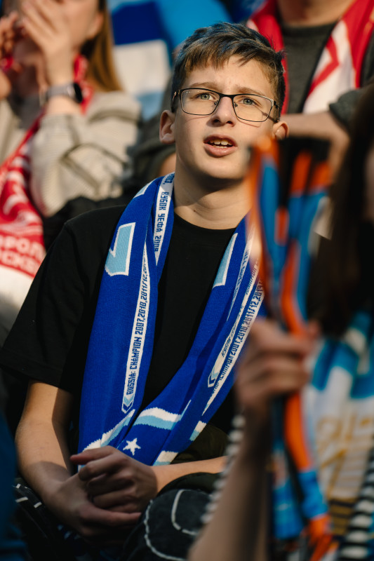 Болельщики на матче «Зенит» — «Спартак»