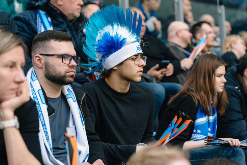 Болельщики на матче «Зенит» — «Спартак»