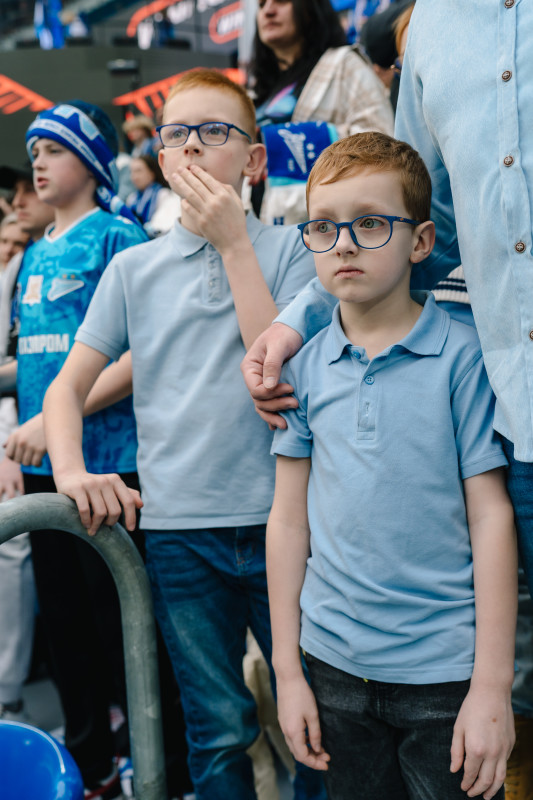 Болельщики на матче «Зенит» — «Спартак»