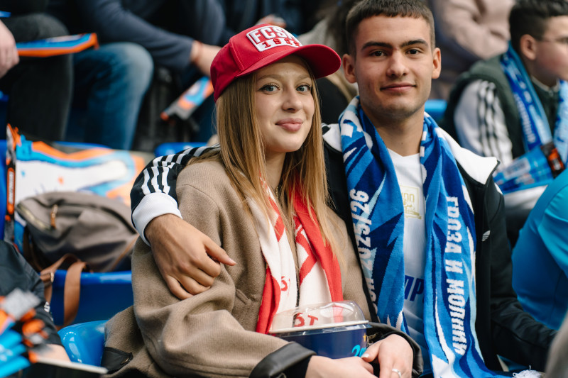 Болельщики на матче «Зенит» — «Спартак»