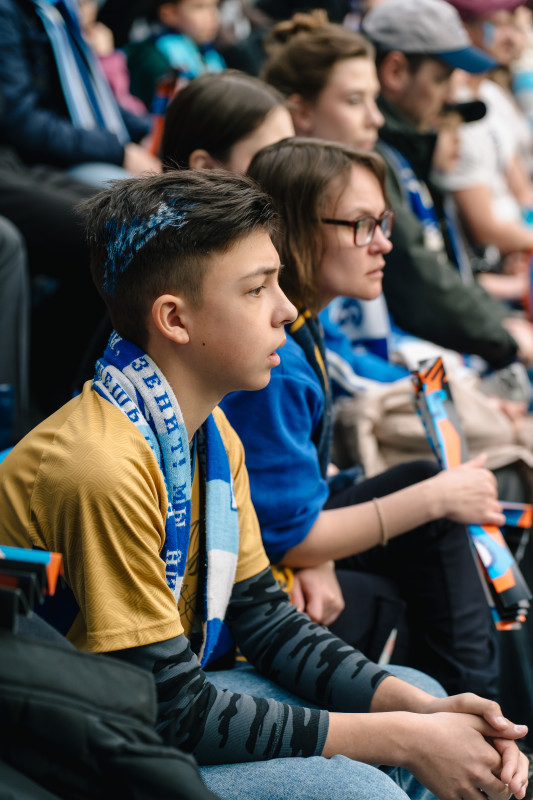 Болельщики на матче «Зенит» — «Спартак»