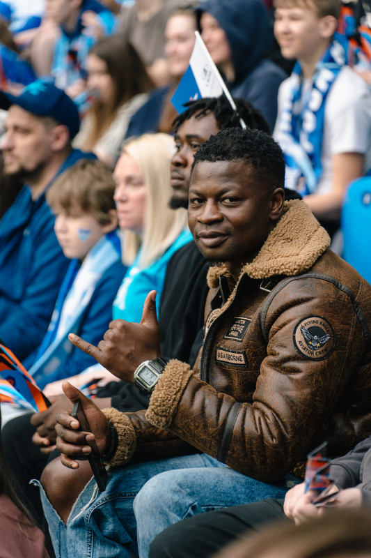 Болельщики на матче «Зенит» — «Спартак»