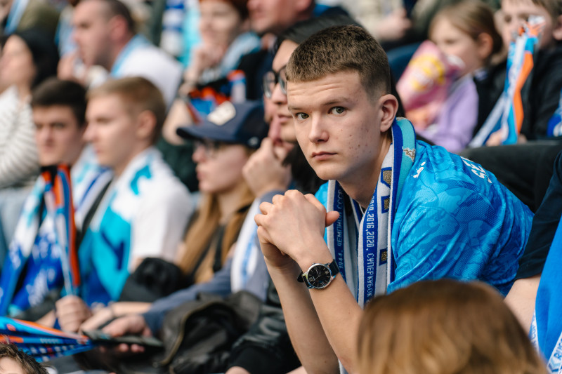 Болельщики на матче «Зенит» — «Спартак»