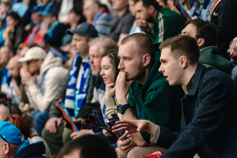Болельщики на матче «Зенит» — «Спартак»
