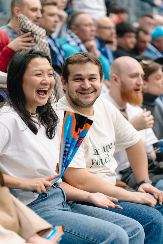 Болельщики на матче «Зенит» — «Спартак»