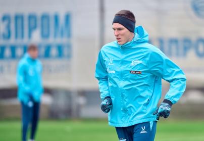 Тренировка «Зенита» в «Газпром»-тренировочном центре