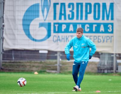 Тренировка «Зенита» в «Газпром»-тренировочном центре