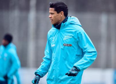 Тренировка «Зенита» в «Газпром»-тренировочном центре