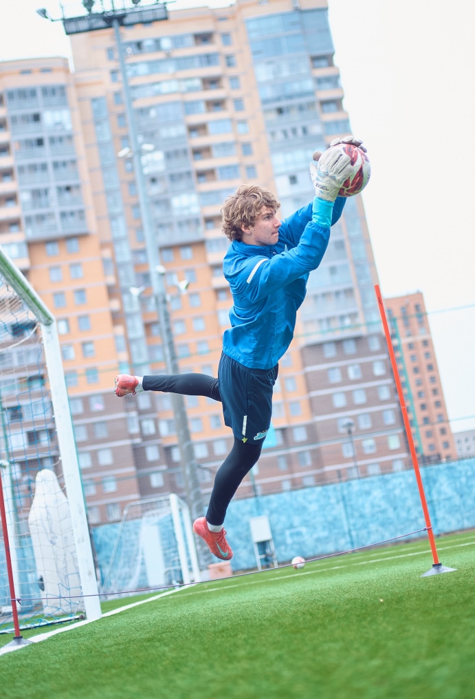 Тренировка «Зенита»-м перед товарищеским матчем с «Алмаз-Антей»-м