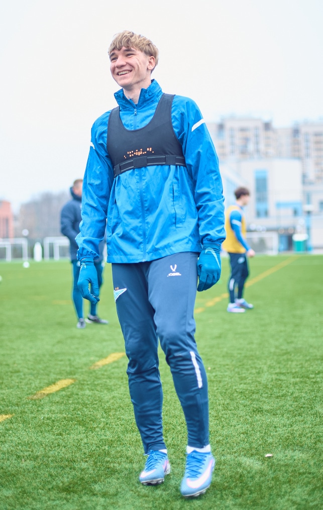 Тренировка «Зенита»-м перед товарищеским матчем с «Алмаз-Антей»-м