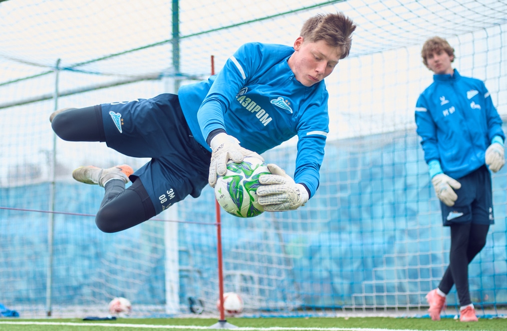 Тренировка «Зенита»-м перед товарищеским матчем с «Алмаз-Антей»-м