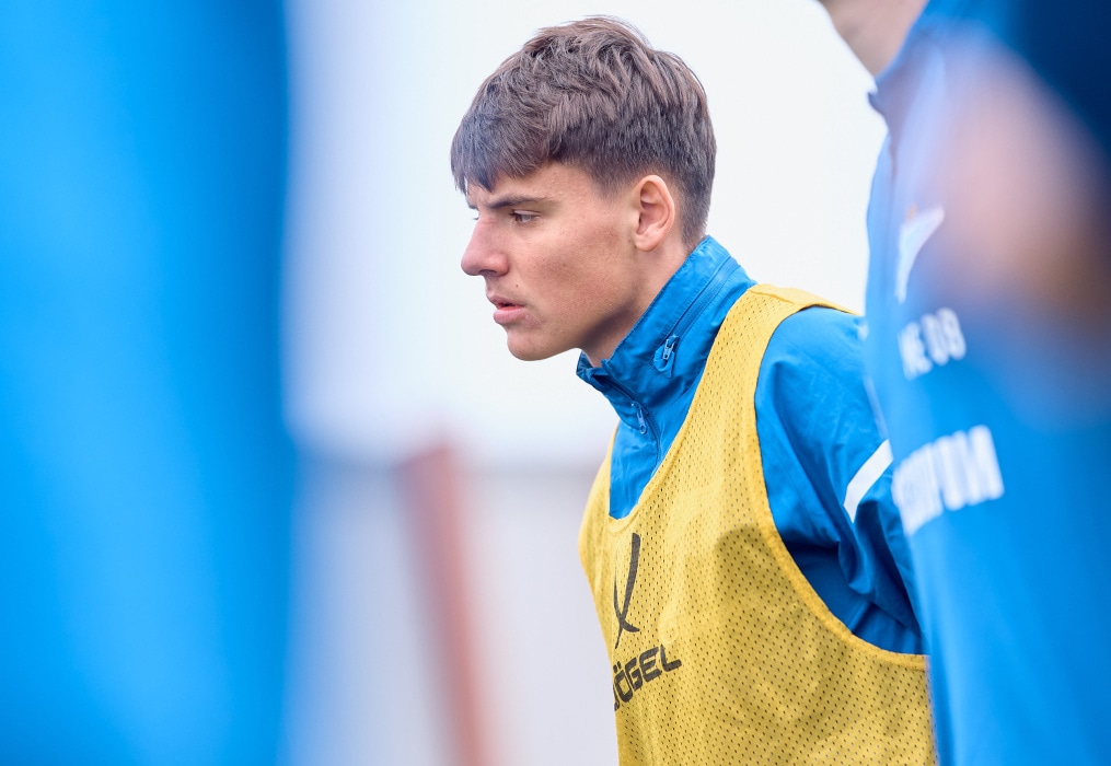 Тренировка «Зенита»-м перед товарищеским матчем с «Алмаз-Антей»-м