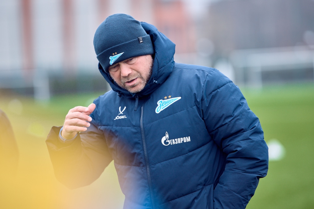 Тренировка «Зенита»-м перед товарищеским матчем с «Алмаз-Антей»-м