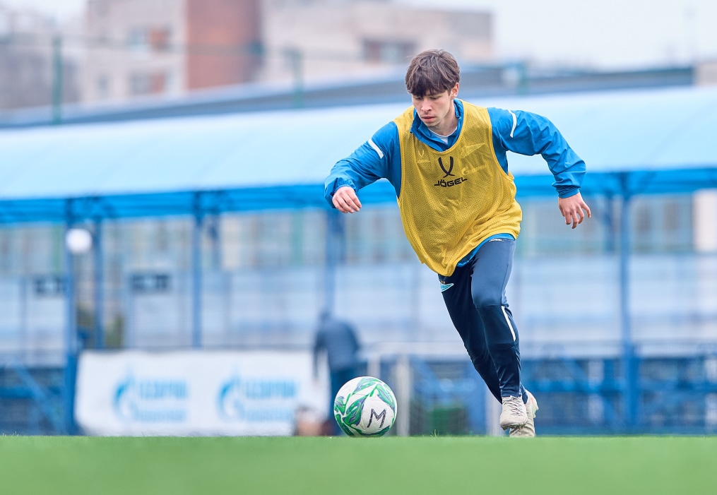 Тренировка «Зенита»-м перед товарищеским матчем с «Алмаз-Антей»-м