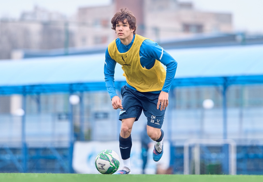 Тренировка «Зенита»-м перед товарищеским матчем с «Алмаз-Антей»-м