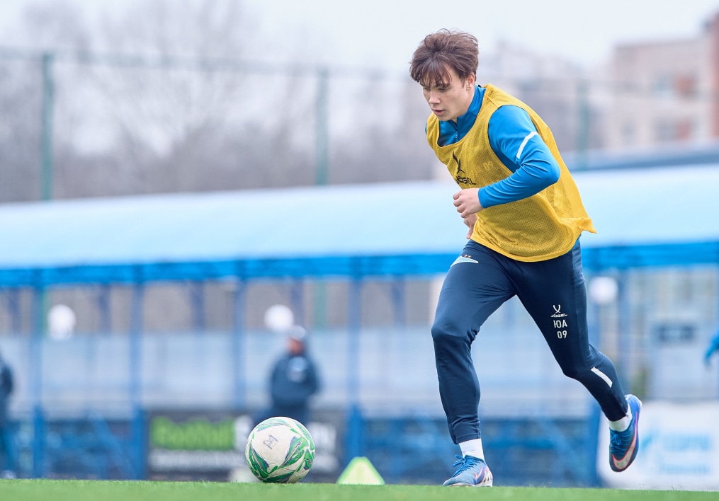 Тренировка «Зенита»-м перед товарищеским матчем с «Алмаз-Антей»-м