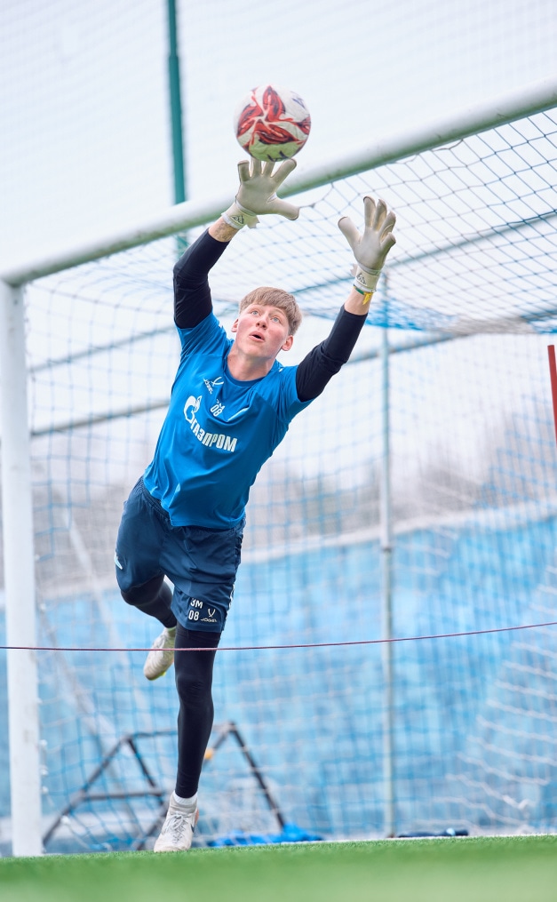 Тренировка «Зенита»-м перед товарищеским матчем с «Алмаз-Антей»-м