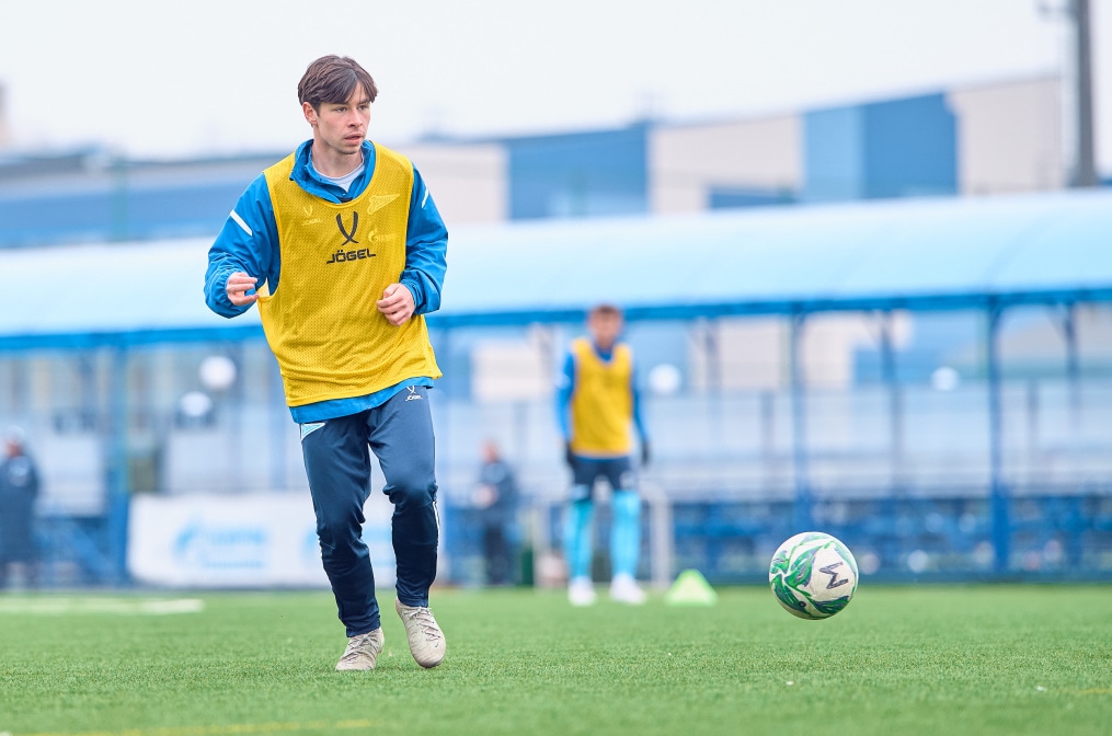 Тренировка «Зенита»-м перед товарищеским матчем с «Алмаз-Антей»-м