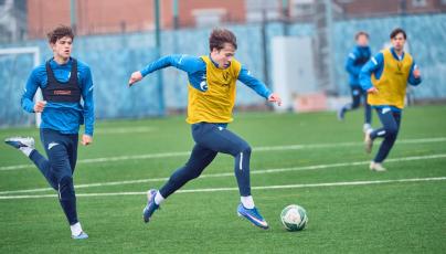 Тренировка «Зенита»-м перед товарищеским матчем с «Алмаз-Антей»-м