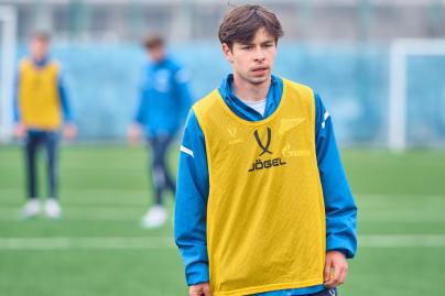 Тренировка «Зенита»-м перед товарищеским матчем с «Алмаз-Антей»-м