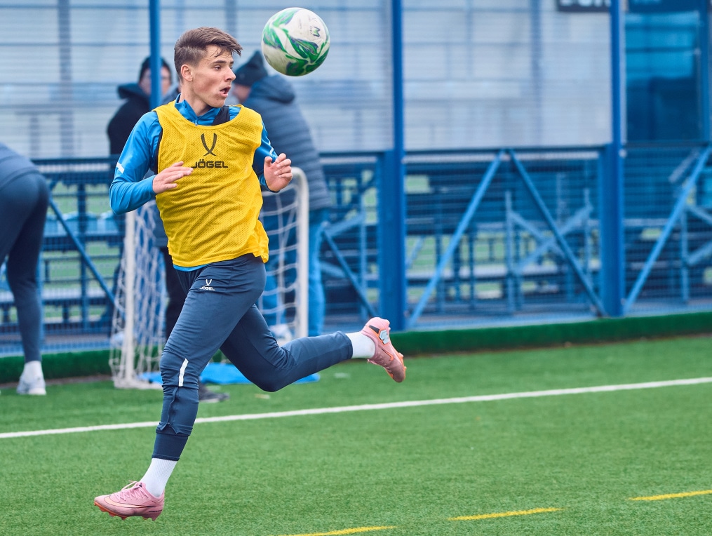 Тренировка «Зенита»-м перед товарищеским матчем с «Алмаз-Антей»-м