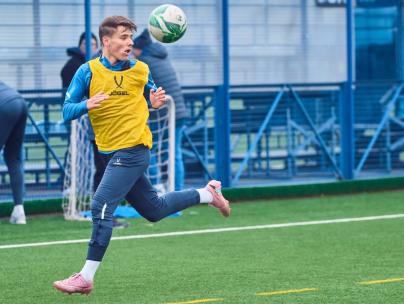 Тренировка «Зенита»-м перед товарищеским матчем с «Алмаз-Антей»-м