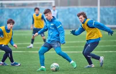 Тренировка «Зенита»-м перед товарищеским матчем с «Алмаз-Антей»-м