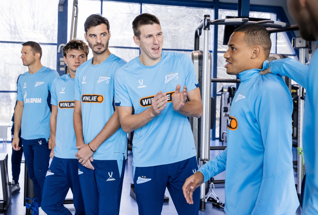 Открытая тренировка «Зенита» перед матчем с «Кайратом»