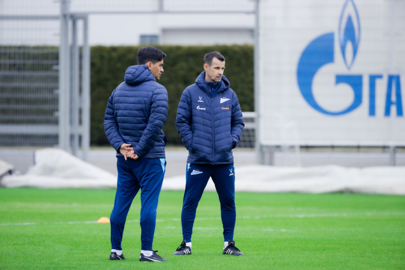 Открытая тренировка «Зенита» перед матчем с «Кайратом»