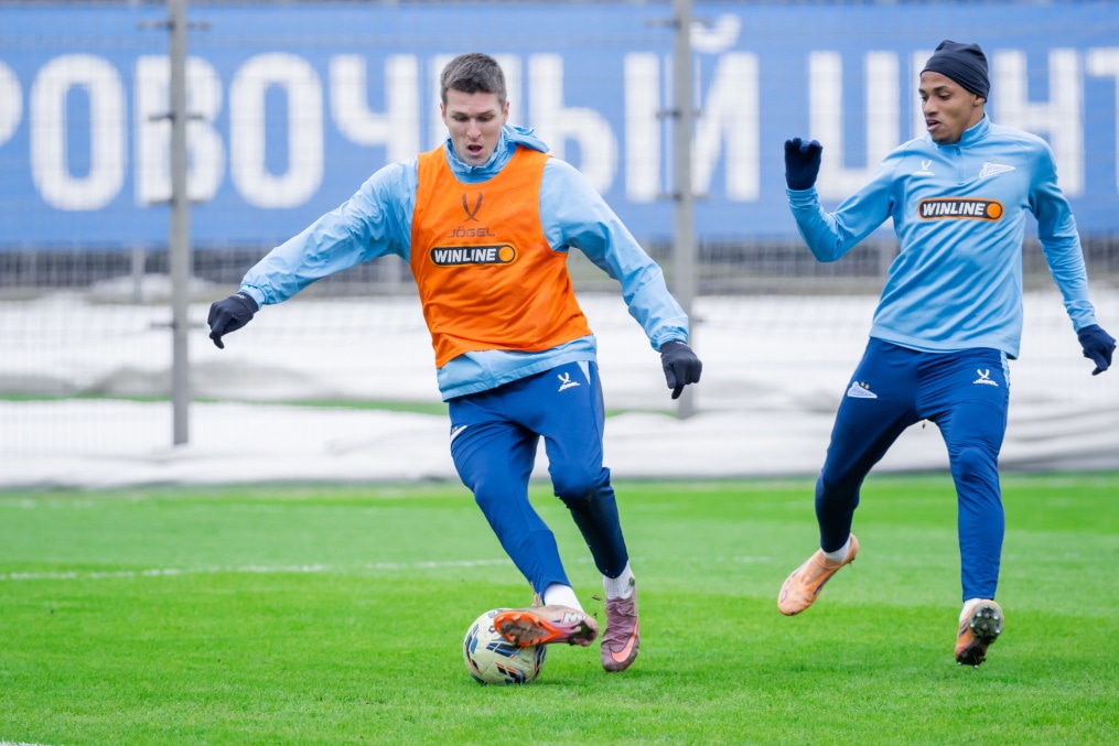 Открытая тренировка «Зенита» перед матчем с «Кайратом»