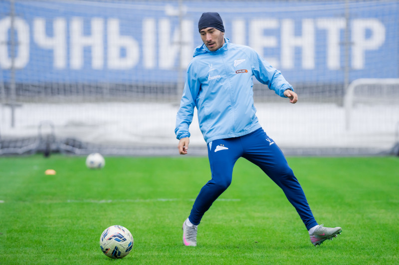 Открытая тренировка «Зенита» перед матчем с «Кайратом»