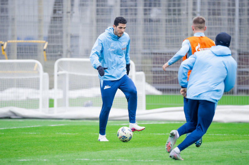 Открытая тренировка «Зенита» перед матчем с «Кайратом»