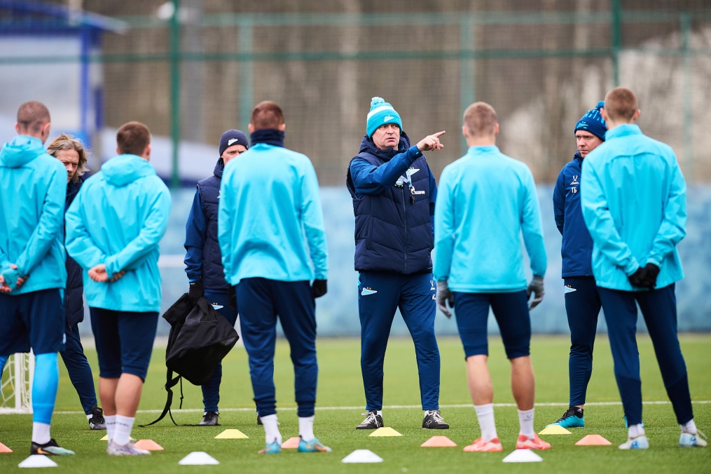 Тренировка «Зенита»-2 перед матчем с «Динамо» (Владивосток)