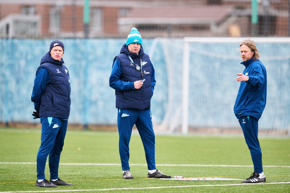 Тренировка «Зенита»-2 перед матчем с «Динамо» (Владивосток)