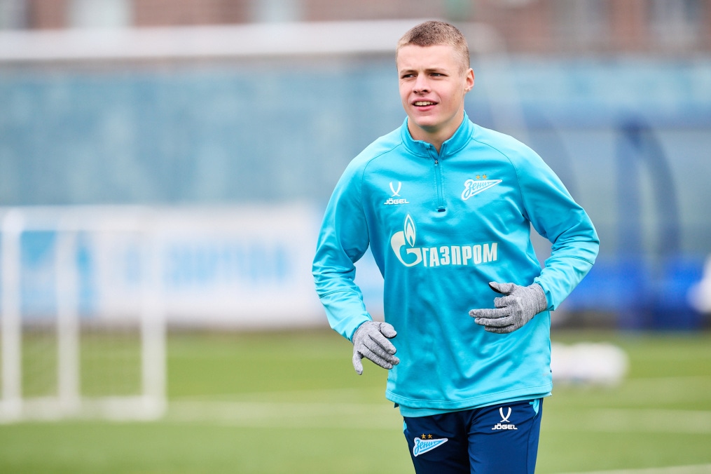 Тренировка «Зенита»-2 перед матчем с «Динамо» (Владивосток)