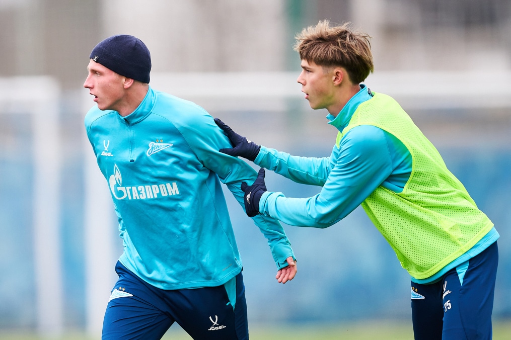 Тренировка «Зенита»-2 перед матчем с «Динамо» (Владивосток)