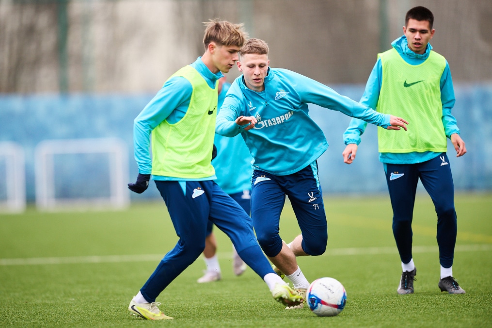 Тренировка «Зенита»-2 перед матчем с «Динамо» (Владивосток)